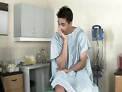 Hawt blonde nurse checks out his dick and decides to fuck it
