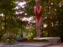 Laura Dern Ablution In a Hot Swimsuit - 'Down Came A Blackbird' Scene